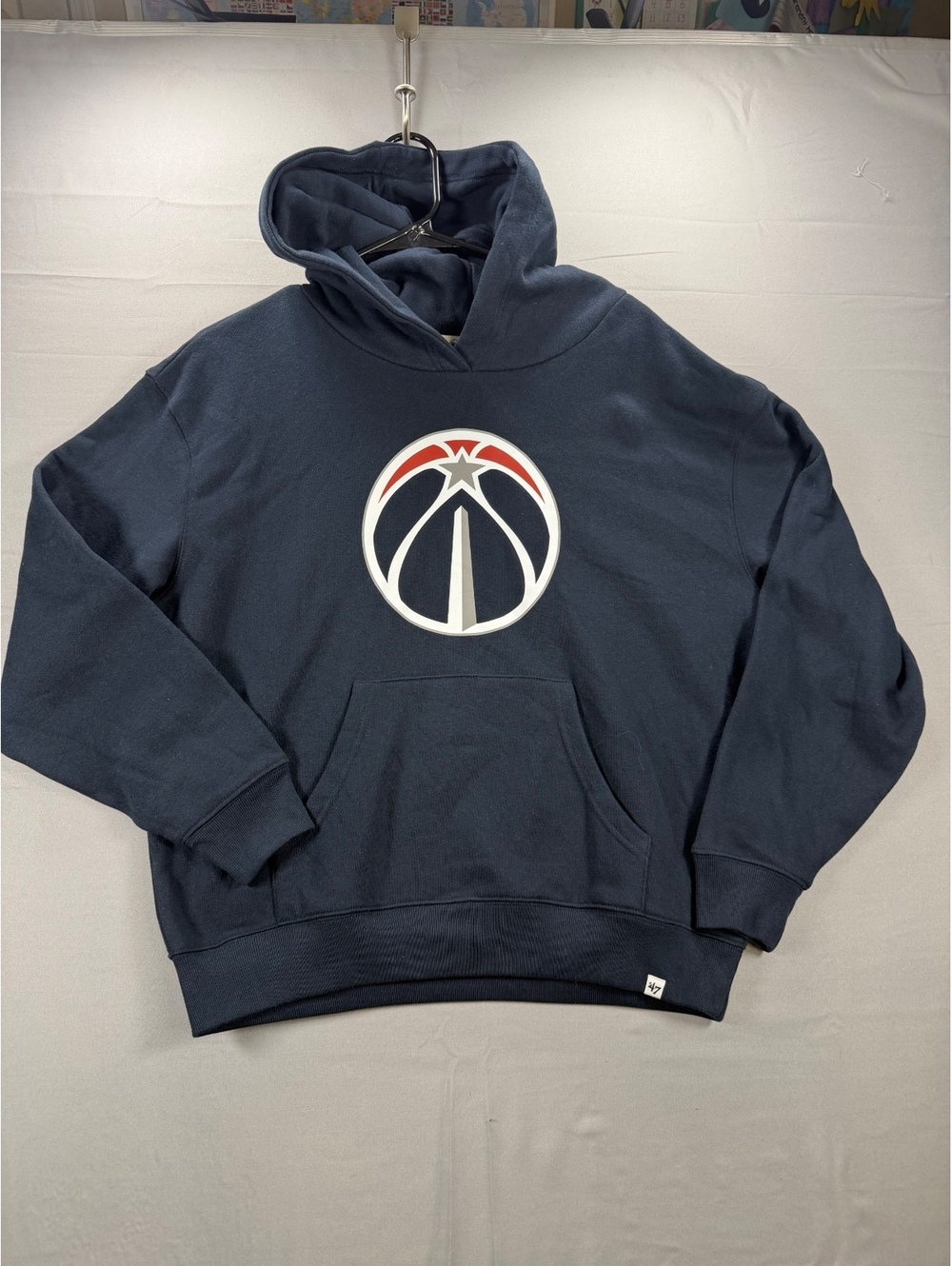 '47 Brand Women's Medium Navy Washington Wizards NBA Hoodie
